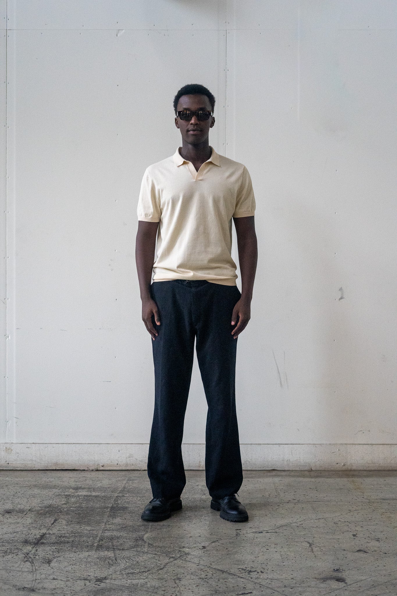 Donce de la Sense pique short-sleeved shirt, crafted from the finest 100% cotton, perfect for casual or polished occasions.