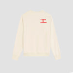 Premium Donce de la Sense sweatshirt with a captivating logo print, made from sustainable organic cotton for superior comfort.