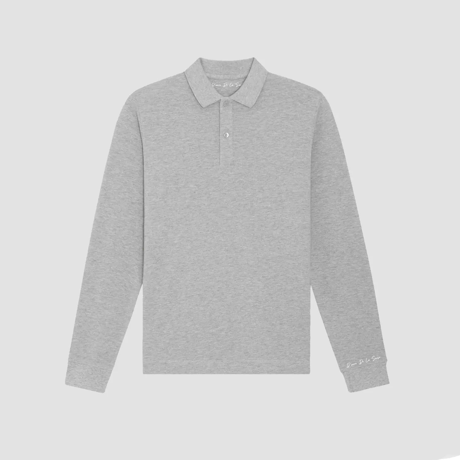 Donce de la Sense Polo Long Sleeve, crafted from 100% organic ring-spun combed cotton with a rich piqué weave for a premium feel.