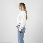 Donce de la Sense French terry sweatshirt, expertly washed and sueded for a light, plush texture and sophisticated style.